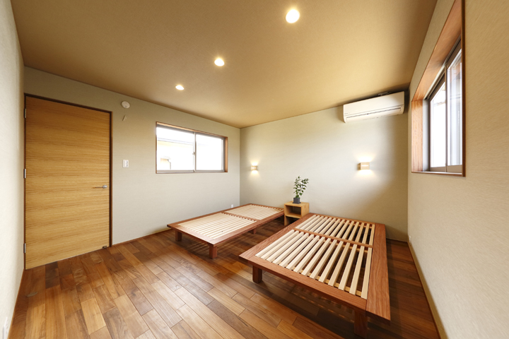 木の家 寝室